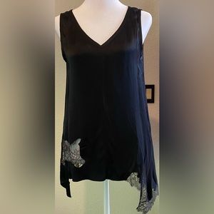 Helmut Lang Deconstructed satin & lace slip top - New w/ tags